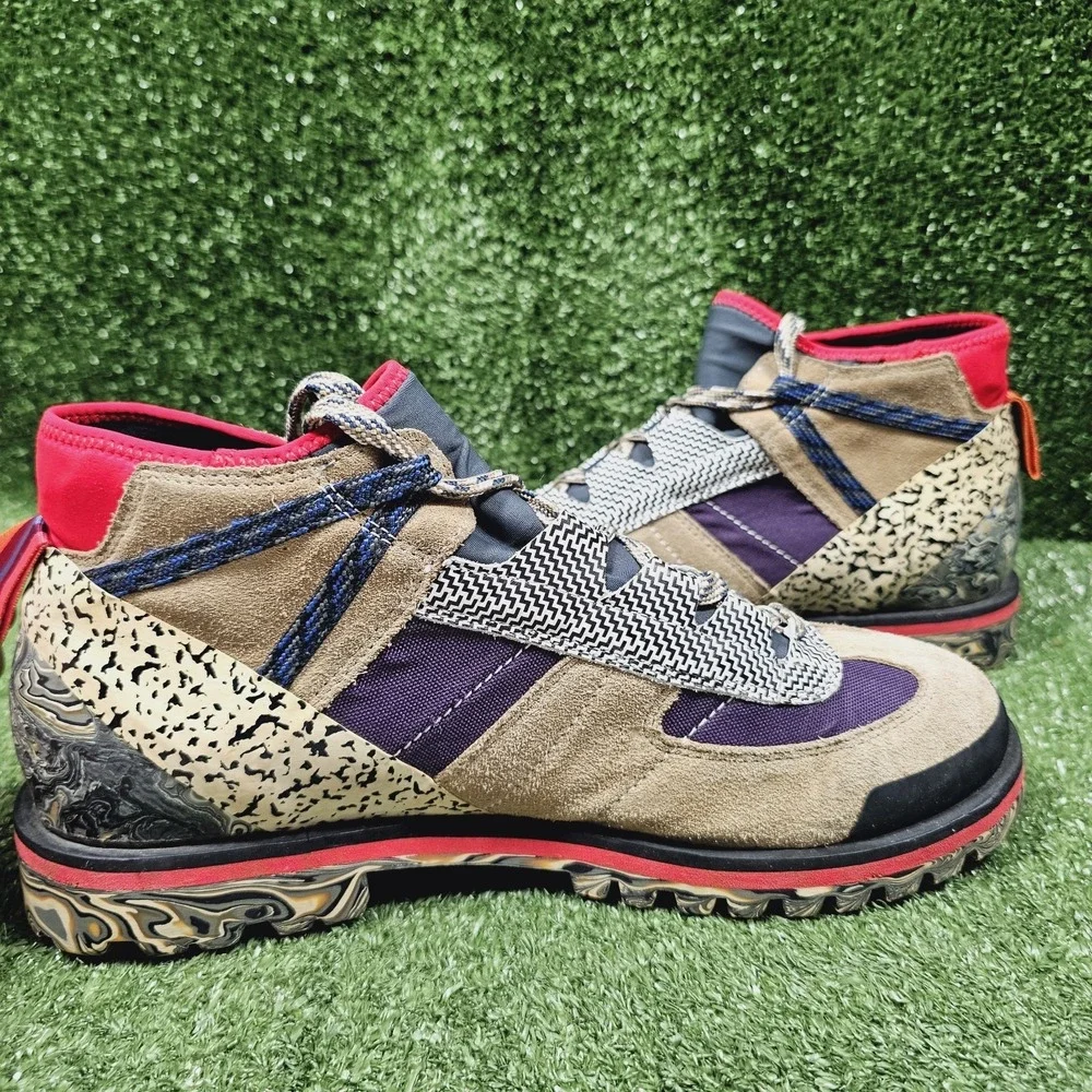 Acne Studios Bla Konst Multicolor Hiking Boots Made In Italy Mens US 11 EU 44‎